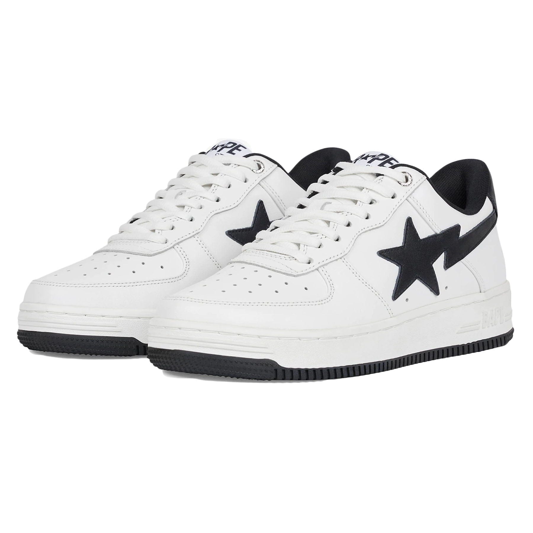 JJJJound x Bapesta 'White Navy' — UK 4 | EU 37.5 | US 5 — Side View