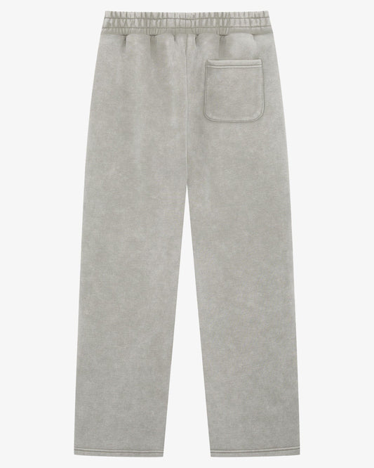 Magiri Embroidered Acid Wash Joggers 'Washed Oatmeal' — Washed Oatmeal — Size S — Side View
