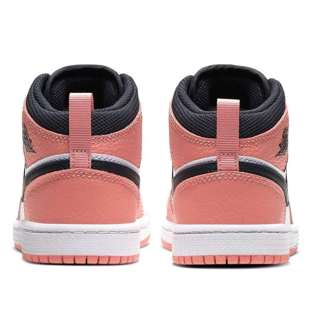 Air Jordan 1 Mid Children's 'Pink Quartz' (PS) — UK 0C | EU 15 | US 0C — Detail View