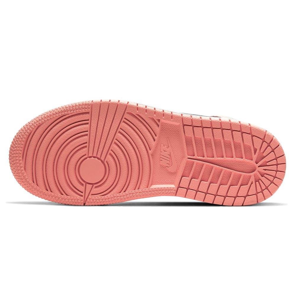 Air Jordan 1 Mid Children's 'Pink Quartz' (PS) — UK 0C | EU 15 | US 0C — Lifestyle View