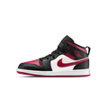 Jordan 1 Mid PS 'Bred Toe' — UK 10C | EU 27.5 | US 10.5C — Front View