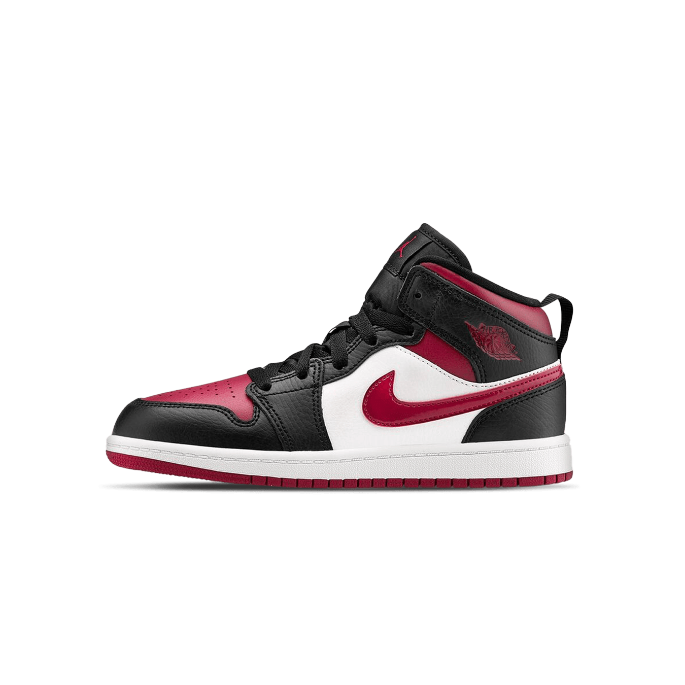 Jordan 1 Mid PS 'Bred Toe' — UK 10C | EU 27.5 | US 10.5C — Front View