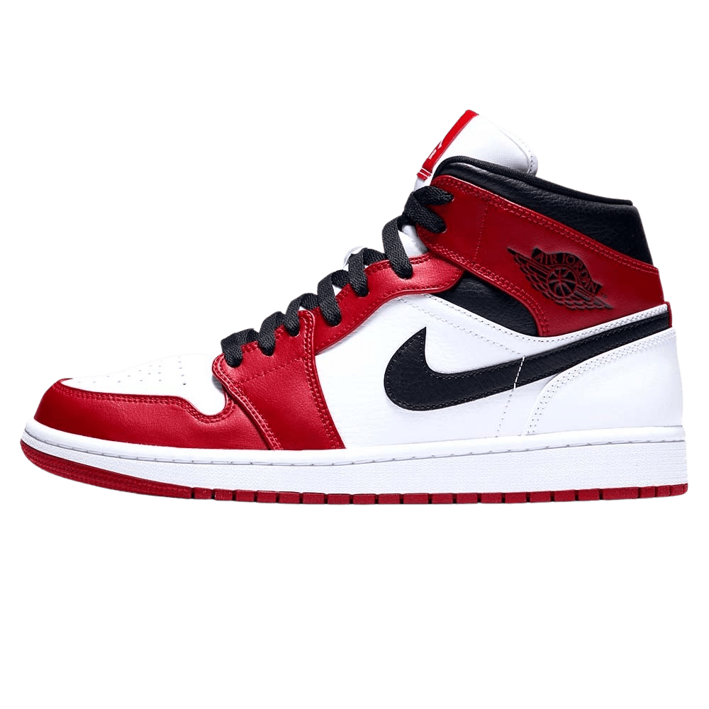 Air Jordan 1 Mid 'Chicago' 2020 — UK 3 | EU 35.5 | US 3.5 — Front View