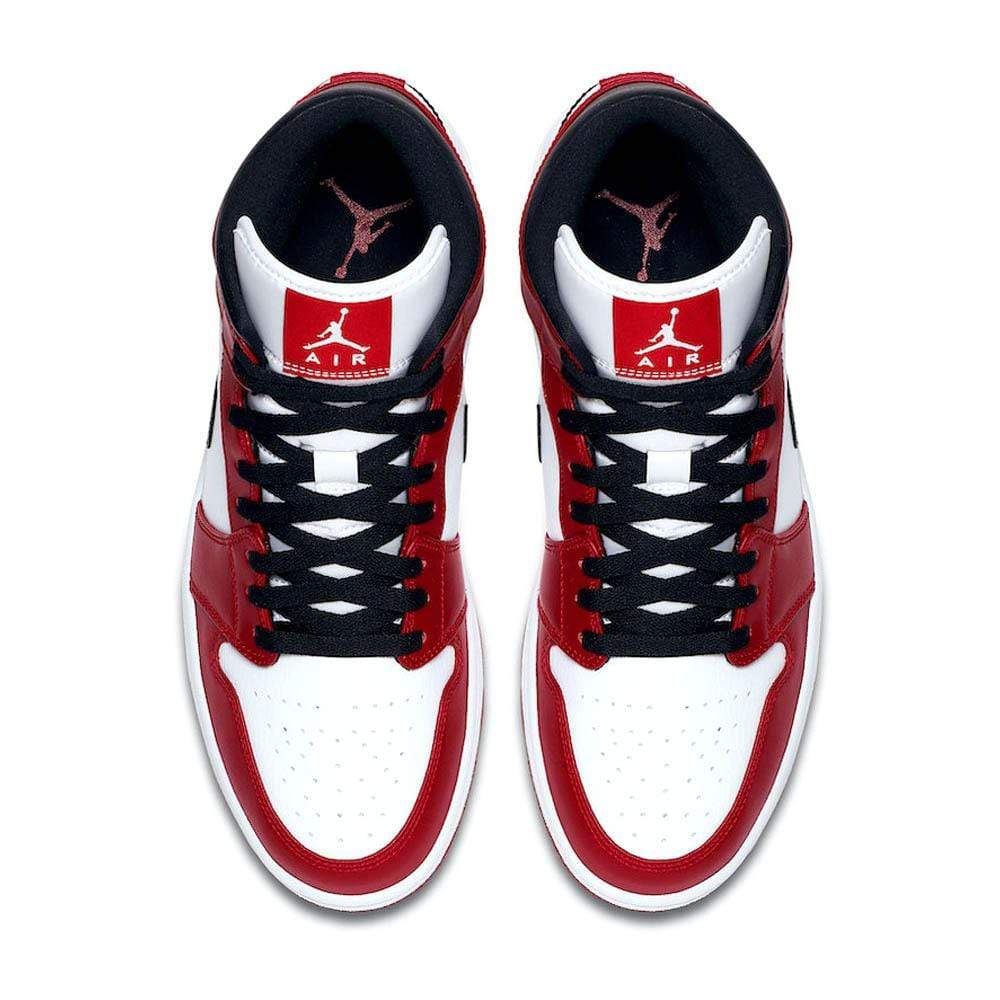 Air Jordan 1 Mid 'Chicago' 2020 — UK 3 | EU 35.5 | US 3.5 — Top View