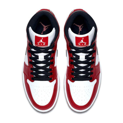 Air Jordan 1 Mid 'Chicago' 2020 — UK 3 | EU 35.5 | US 3.5 — Top View