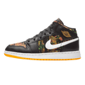 Air Jordan 1 Mid GS 'Black Laser Orange' — UK 13.5 | EU 32 | US 1Y — Front View
