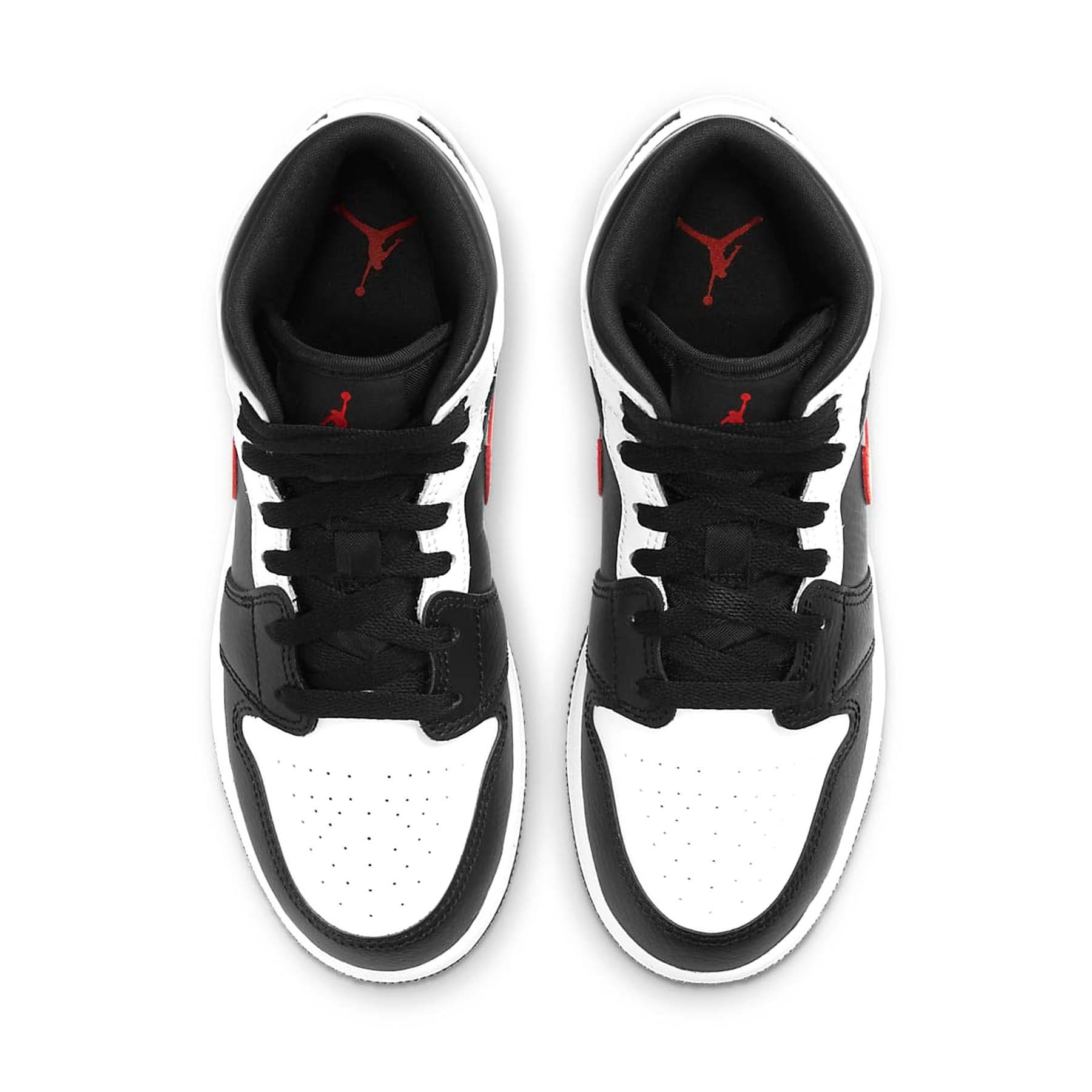 Air Jordan 1 Mid GS 'Chile Red' — UK 13.5 | EU 32 | US 1Y — Back View