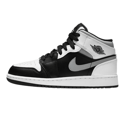Air Jordan 1 Mid GS 'White Shadow' — UK 13.5 | EU 32 | US 1Y — Front View