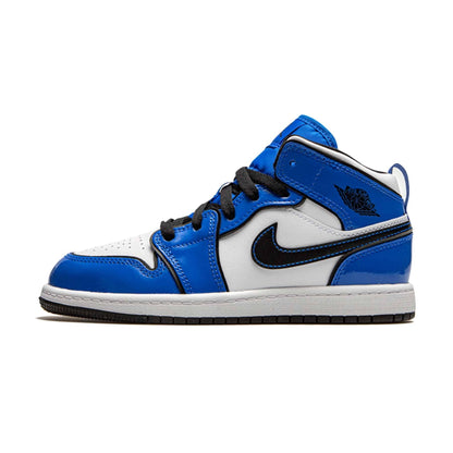 Air Jordan 1 Mid SE PS 'Signal Blue' — UK 0C | EU 15 | US 0C — Front View