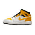 Air Jordan 1 Mid GS 'University Gold' — UK 13.5 | EU 32 | US 1Y — Front View