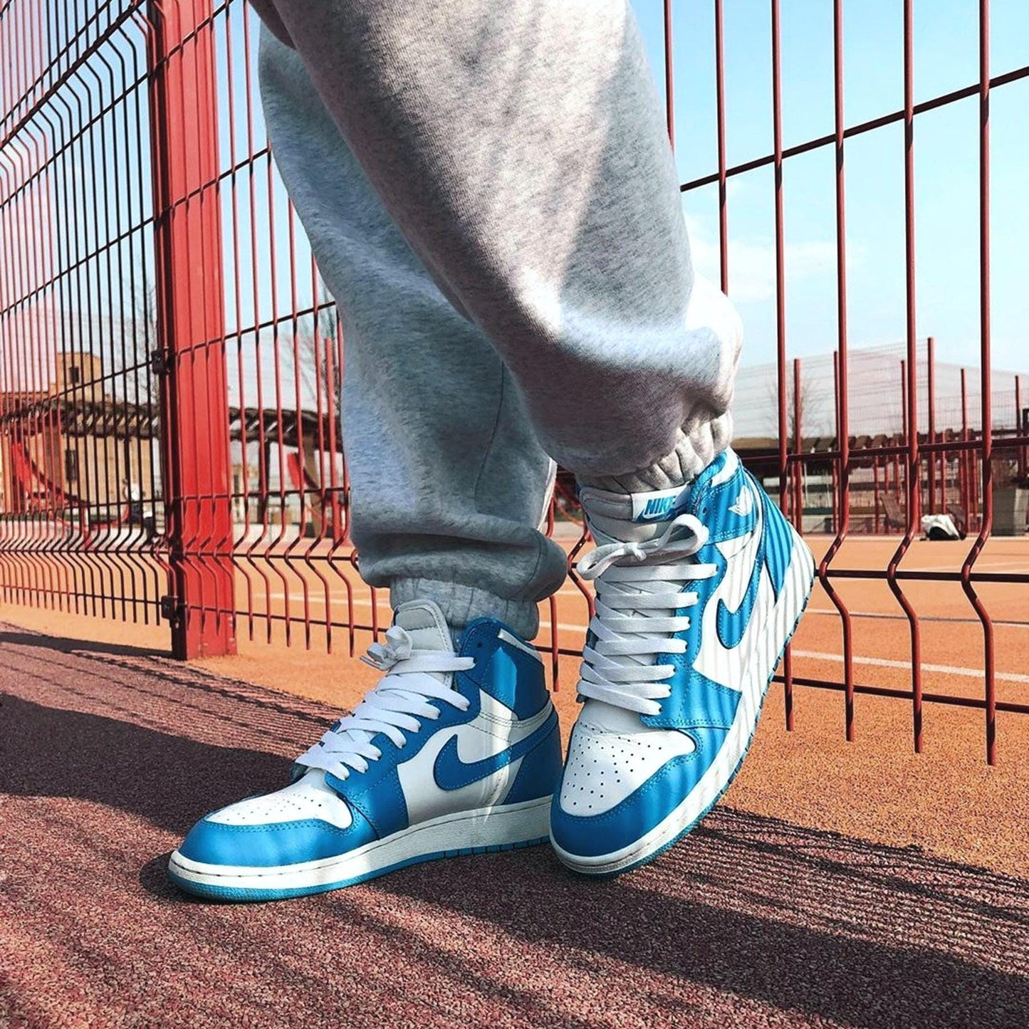 Air Jordan 1 Retro High OG 'UNC' — UK 3 | EU 35.5 | US 3.5 — Lifestyle View