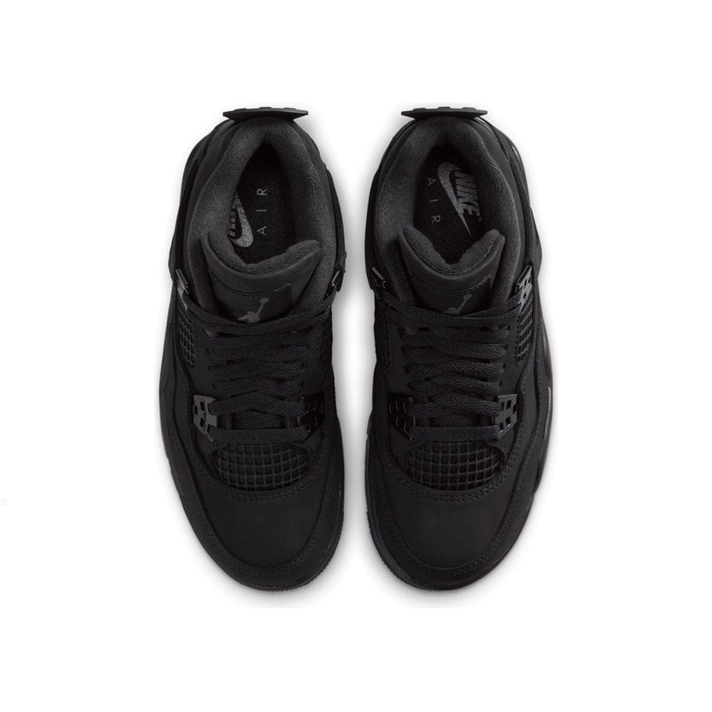 Jordan 4 Retro Black Cat 2025 GS — 3 UK — Back View