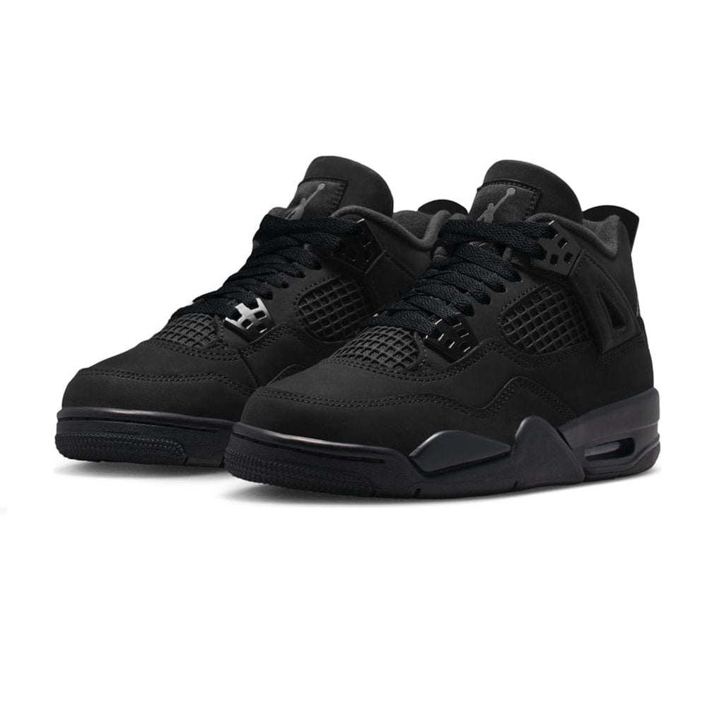 Jordan 4 Retro Black Cat 2025 GS — 3 UK — Detail View