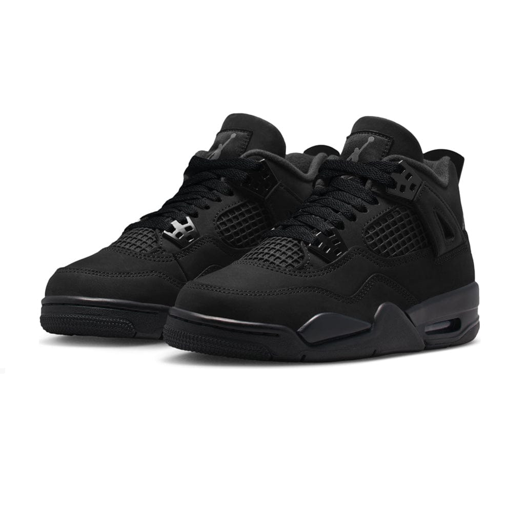 Jordan 4 Retro Black Cat 2025 GS — 3 UK — Detail View