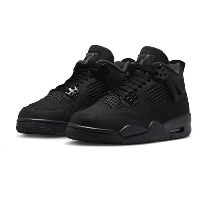 Jordan 4 Retro Black Cat 2025 GS — 3 UK — Detail View