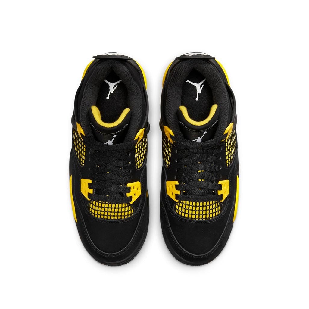 Air Jordan 4 Retro GS 'Thunder' 2023 — 3 UK — Back View