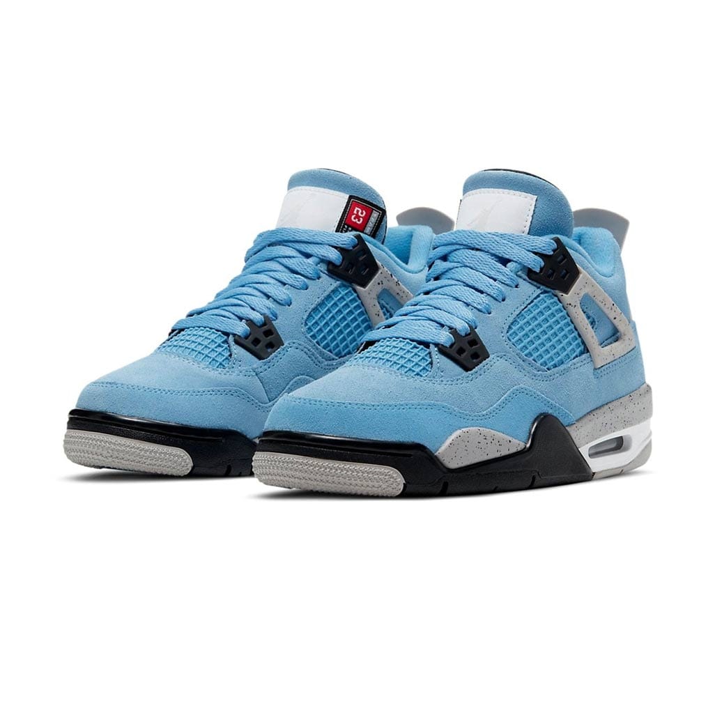 Air Jordan 4 Retro University Blue GS — 3.5 UK — Back View