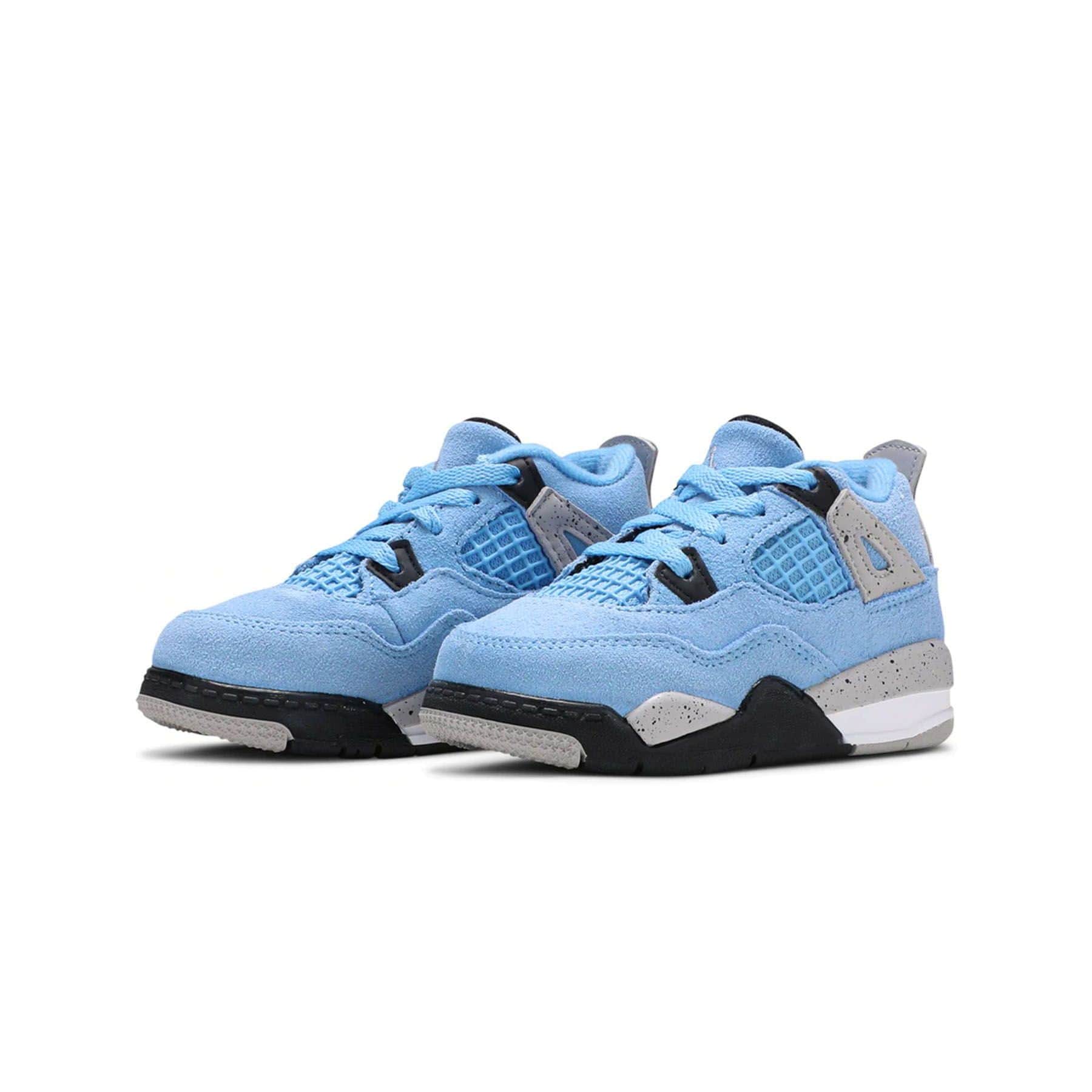Air Jordan 4 Retro TD 'University Blue' — UK 0C | EU 15 | US 0C — Side View