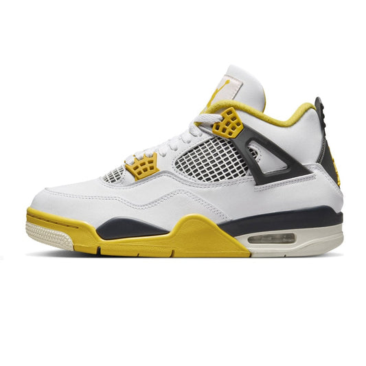 Jordan 4 Retro 'Vivid Sulfur' W — 3.5 UK — Front View