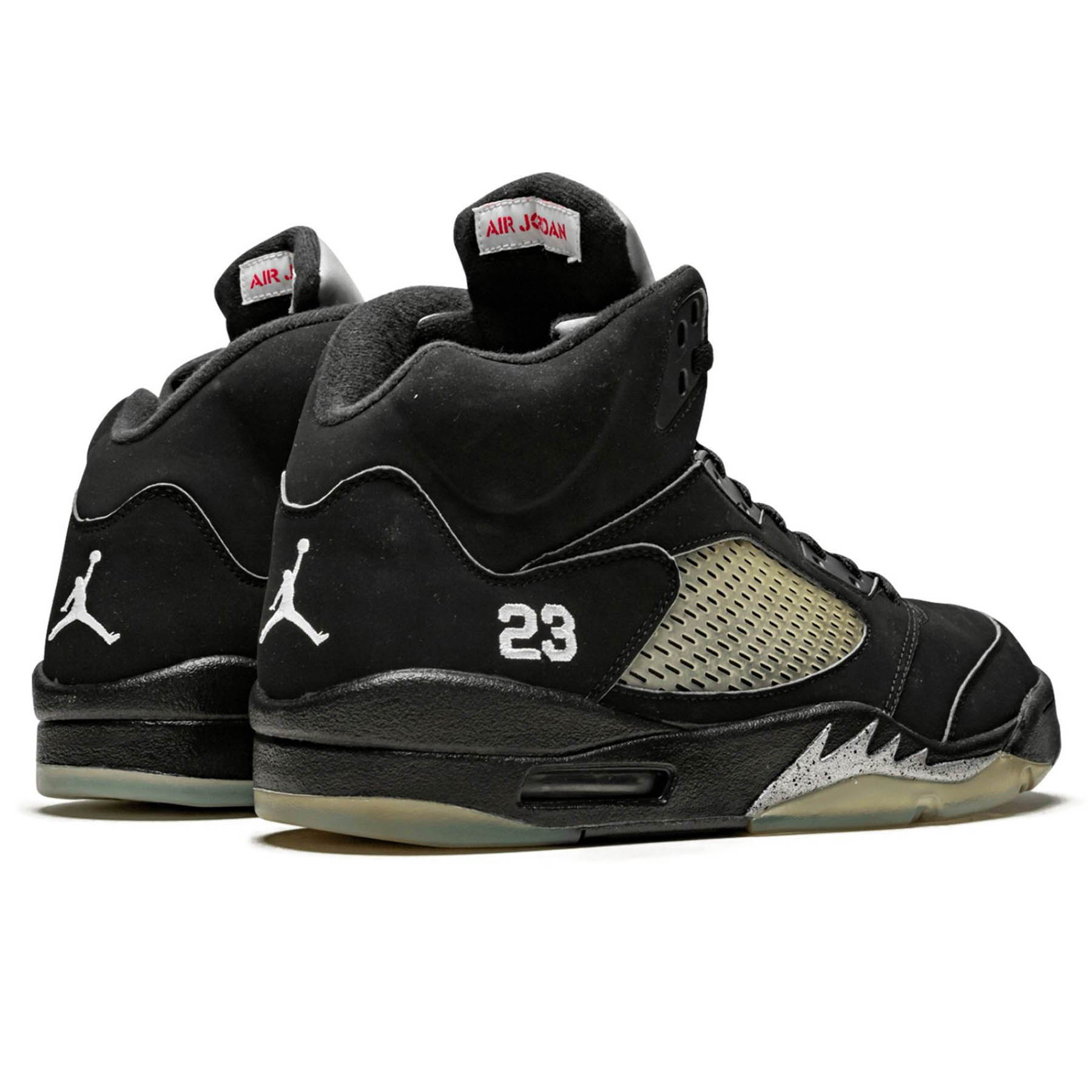 Air Jordan 5 Retro 'Metallic' 2007 — UK 3 | EU 35.5 | US 3.5 — Back View