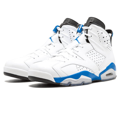 Air Jordan 6 Retro 'Sport Blue' 2014 — UK 3 | EU 35.5 | US 3.5 — Back View