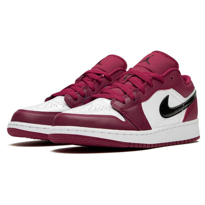 Air Jordan 1 Low GS 'Noble Red' — UK 13.5 | EU 32 | US 1Y — Side View