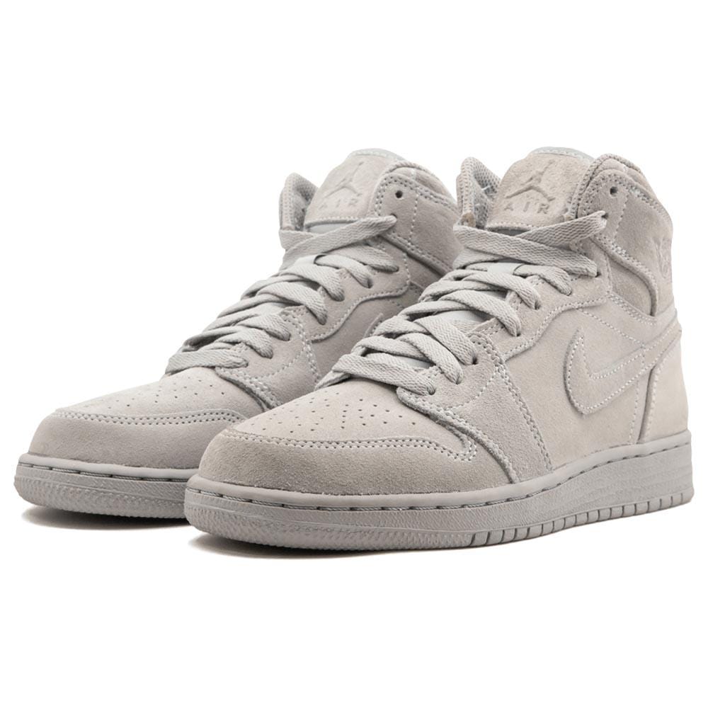 Air Jordan 1 Retro High GS 'Grey Suede' — UK 13.5 | EU 32 | US 1Y — Side View