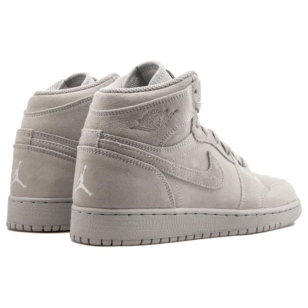 Air Jordan 1 Retro High GS 'Grey Suede' — UK 13.5 | EU 32 | US 1Y — Back View