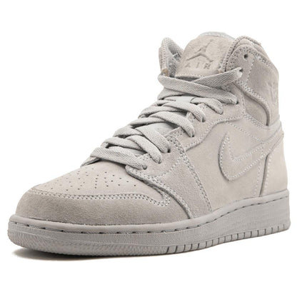 Air Jordan 1 Retro High GS 'Grey Suede' — UK 13.5 | EU 32 | US 1Y — Top View