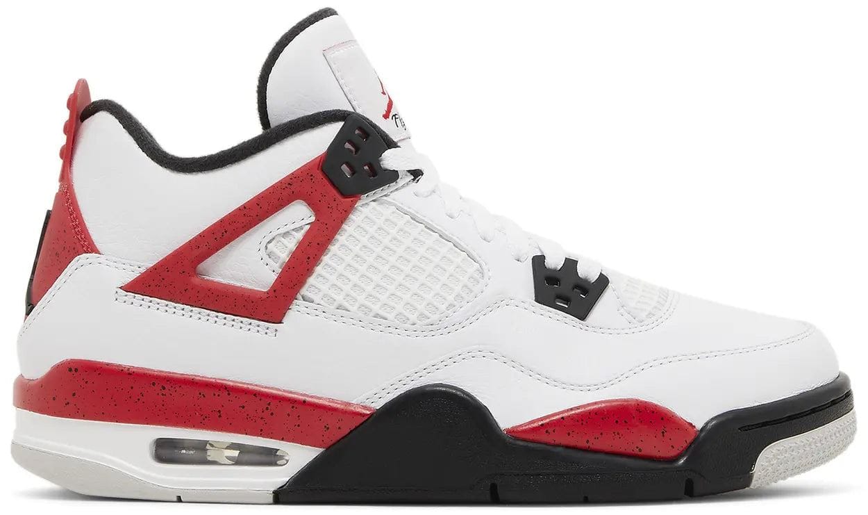 Air Jordan 4 Retro GS 'Red Cement' — 3 UK — Side View
