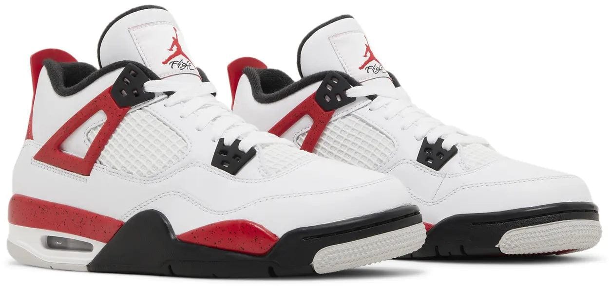 Air Jordan 4 Retro GS 'Red Cement' — 3 UK — Back View