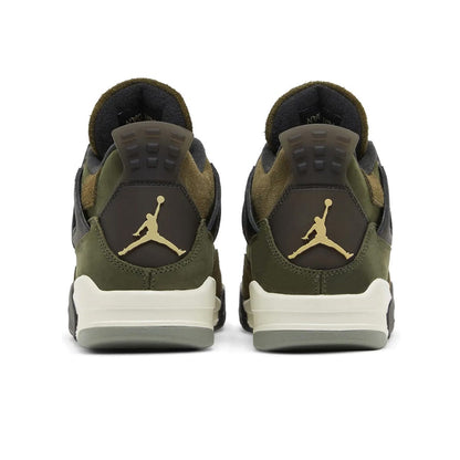 Air Jordan 4 Retro SE 'Craft Olive' — 3 UK — Back View