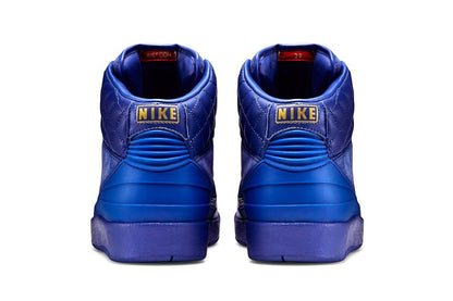 Just Don x Air Jordan 2 Retro — UK 3 | EU 35.5 | US 3.5 — Back View