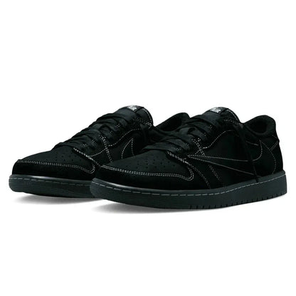 Travis Scott x Air Jordan 1 Low OG SP 'Black Phantom' — 4 UK — Back View