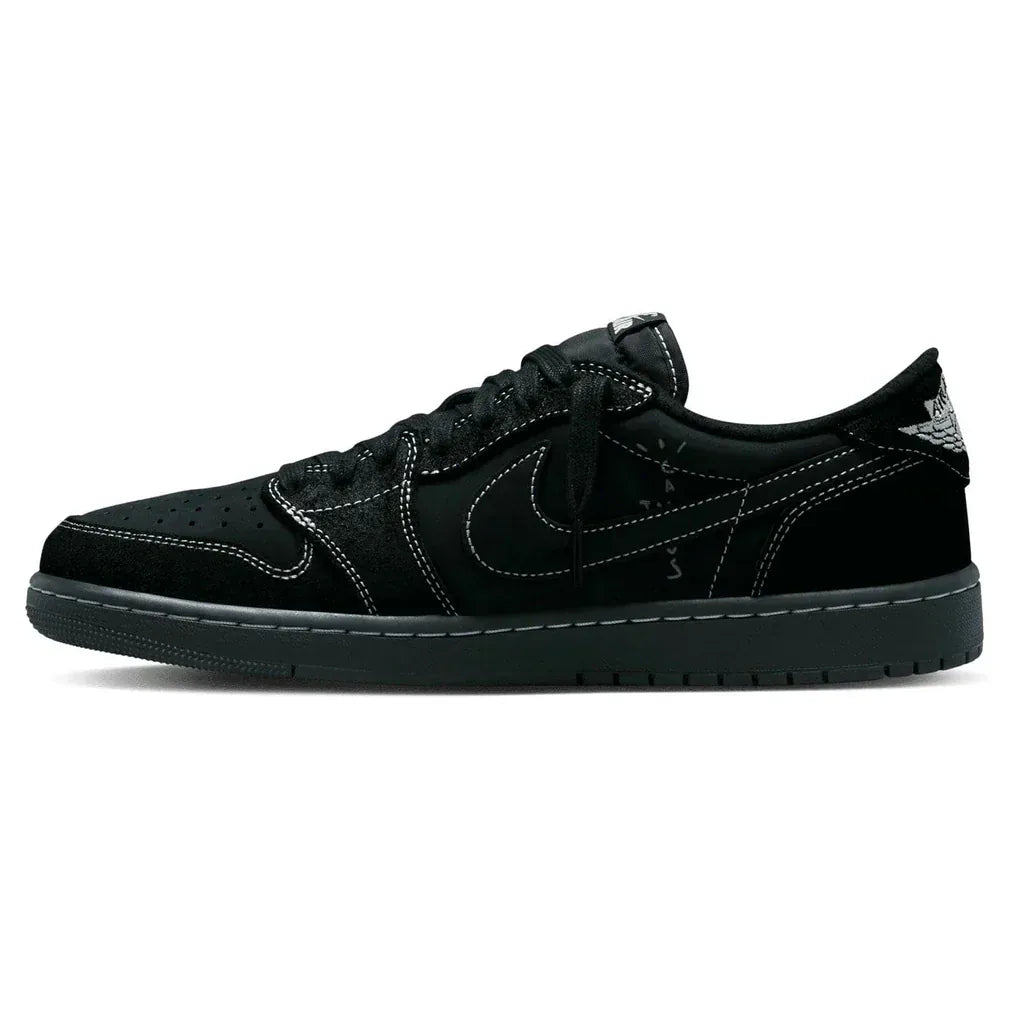 Travis Scott x Air Jordan 1 Low OG SP 'Black Phantom' — 4 UK — Top View