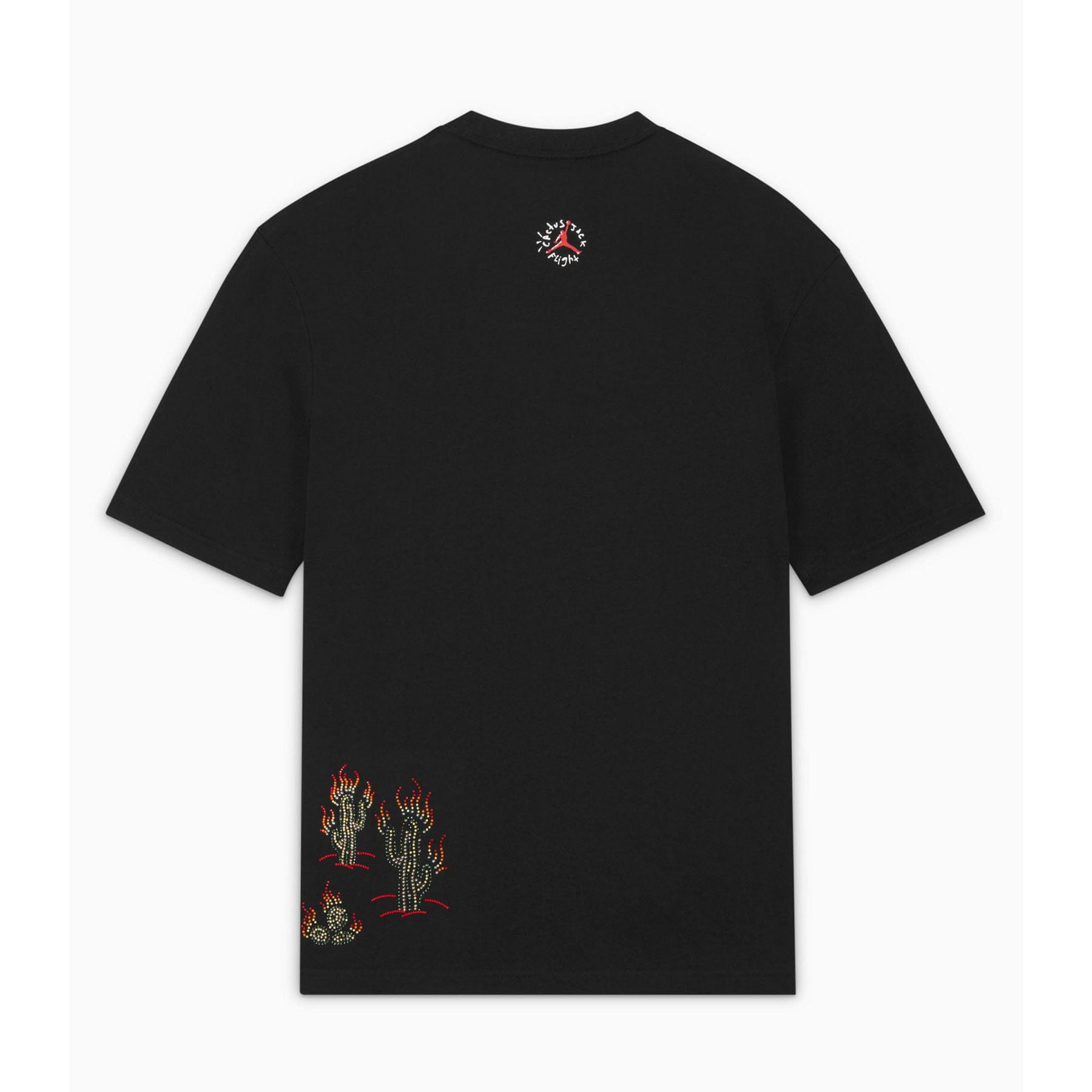 Air Jordan x Travis Scott Flight Graphic T-Shirt 'Black' — XXS — Side View