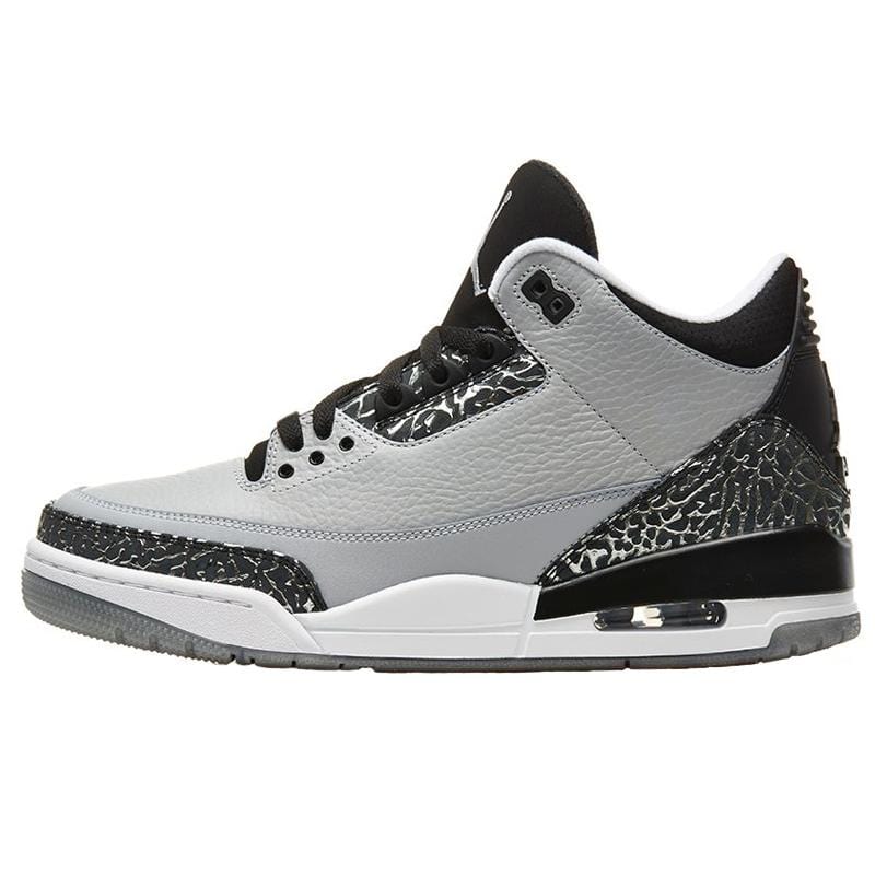 Air Jordan III (3) Wolf Grey — UK 3 | EU 35.5 | US 3.5 — Front View