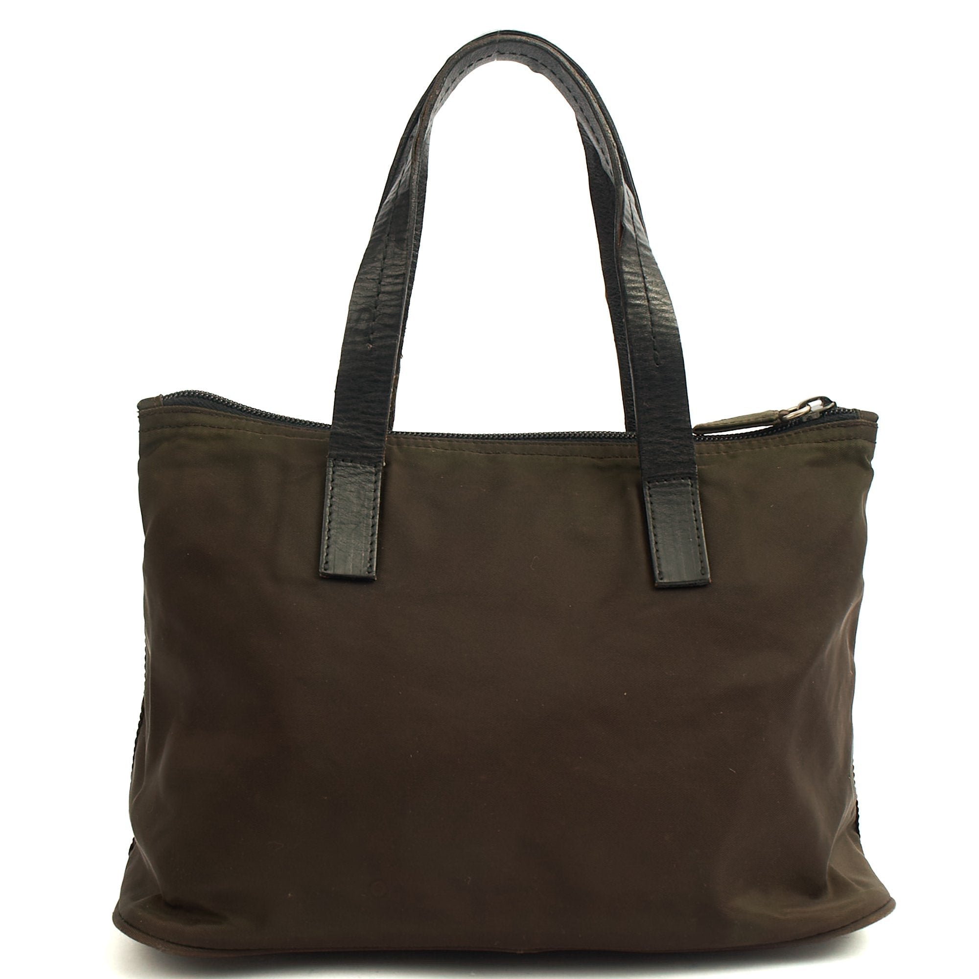 Prada Tote Nylon Tote Bag in Green, Nylon — Alternate View 10
