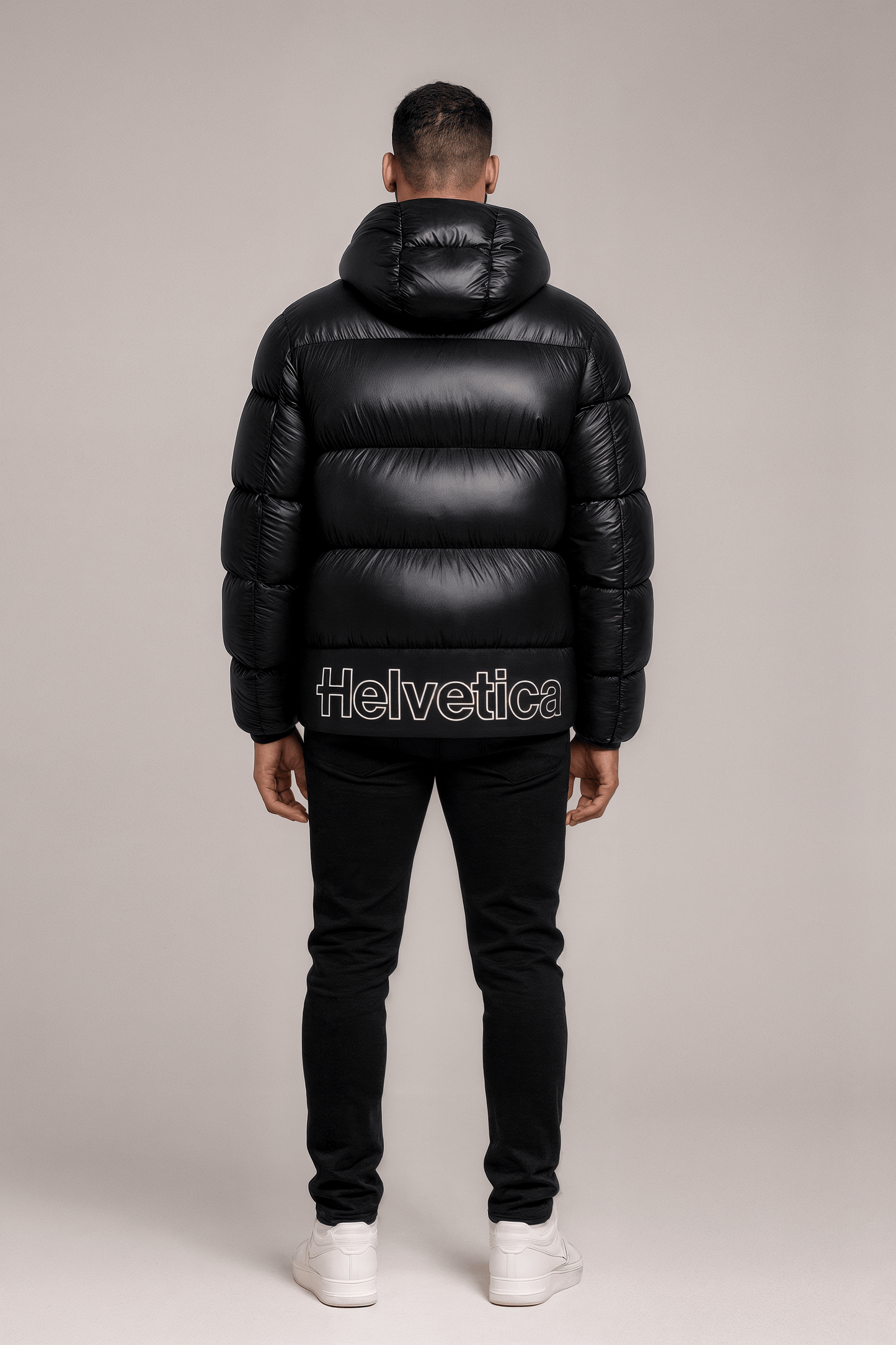 Helvetica Mountain Pioneers PINTO2 Hooded Down Jacket — S — Side View