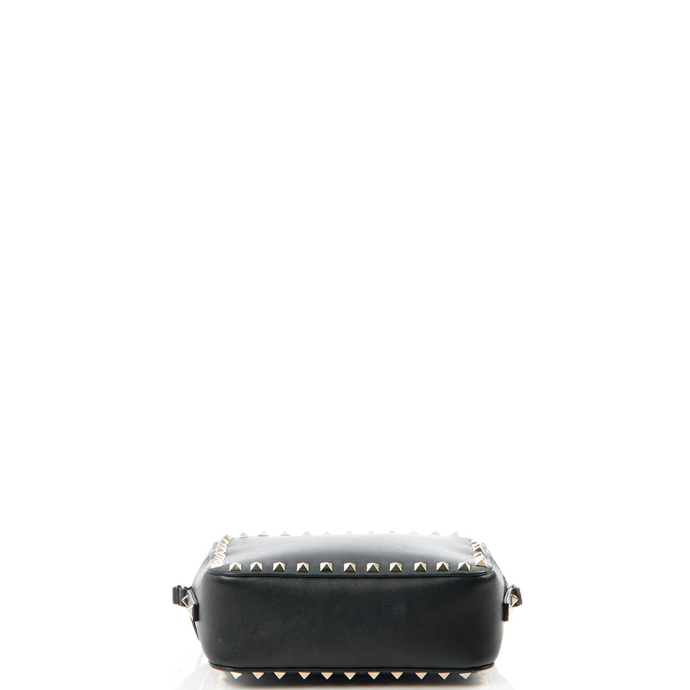 Valentino Cross Body Rockstud Crossbody Bag - Small in Black, Calfskin — Alternate View 19