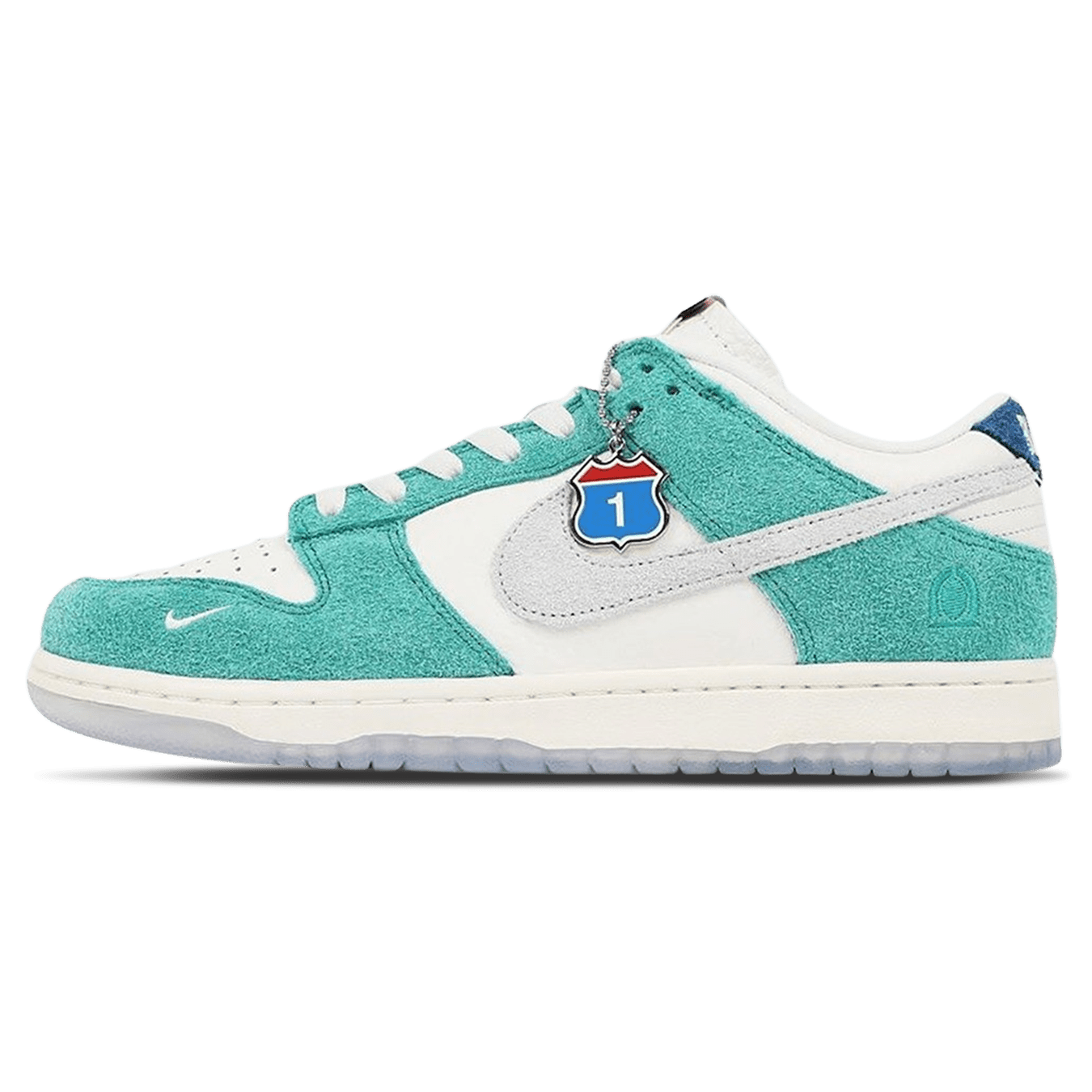 Kasina x Nike Dunk Low 'Road Sign' — UK 3 | EU 35.5 | US 3.5 — Front View
