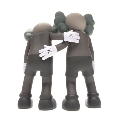 KAWS Along The Way Vinyl Figure 'Brown' — Side View