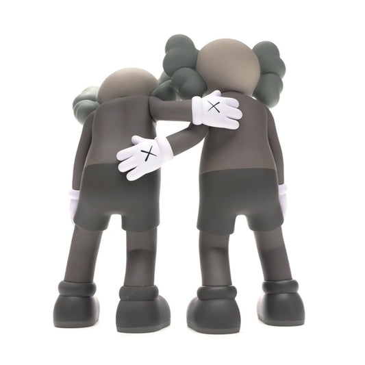 KAWS Along The Way Vinyl Figure 'Brown' — Side View