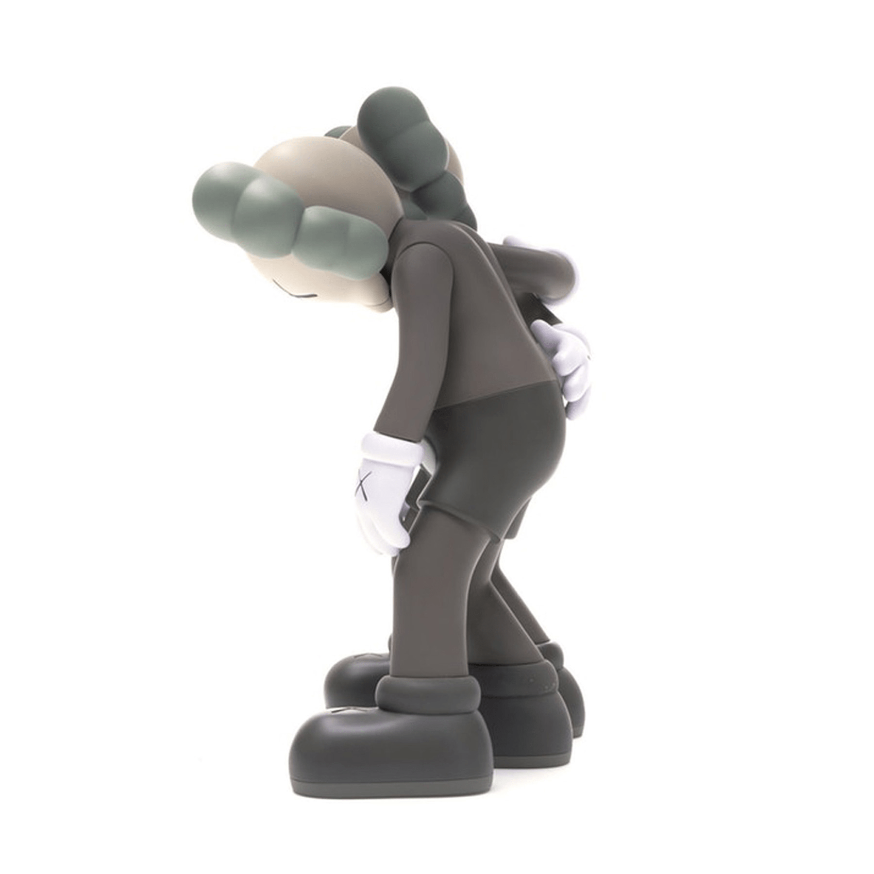 KAWS Along The Way Vinyl Figure 'Brown' — Back View