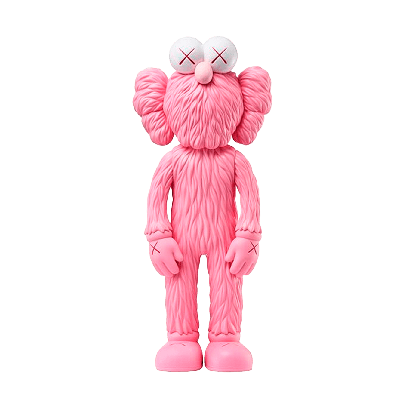 KAWS BFF Open Edition Vinyl Figure 'Pink' — Front View
