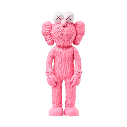 KAWS BFF Open Edition Vinyl Figure 'Pink' — Front View