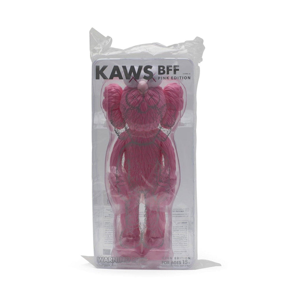 KAWS BFF Open Edition Vinyl Figure 'Pink' — Side View