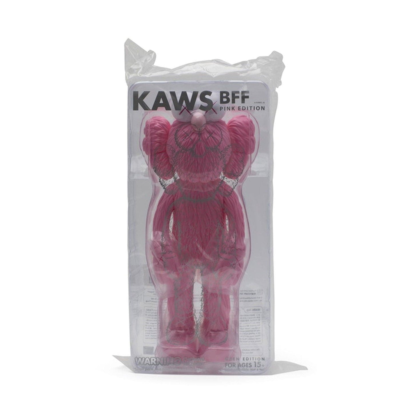 KAWS BFF Open Edition Vinyl Figure 'Pink' — Side View