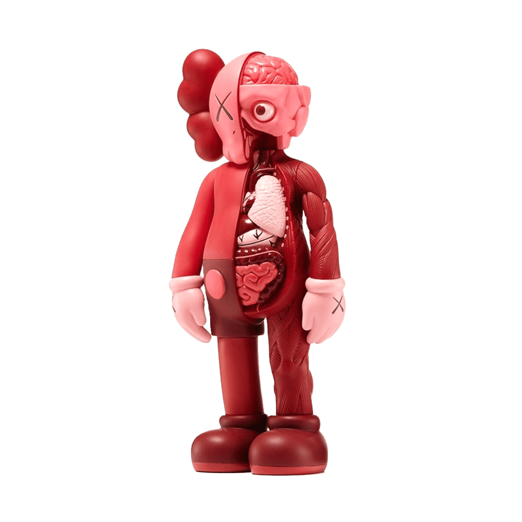 KAWS Companion Flayed Open Edition Vinyl Figure 'Blush' — Front View