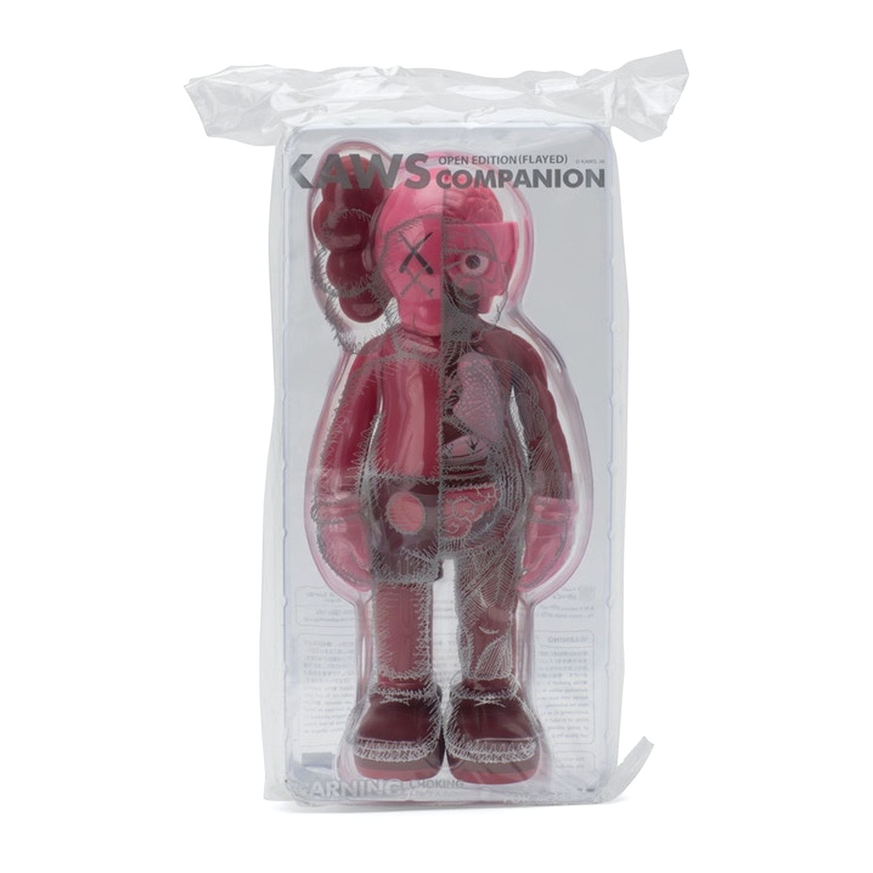 KAWS Companion Flayed Open Edition Vinyl Figure 'Blush' — Side View